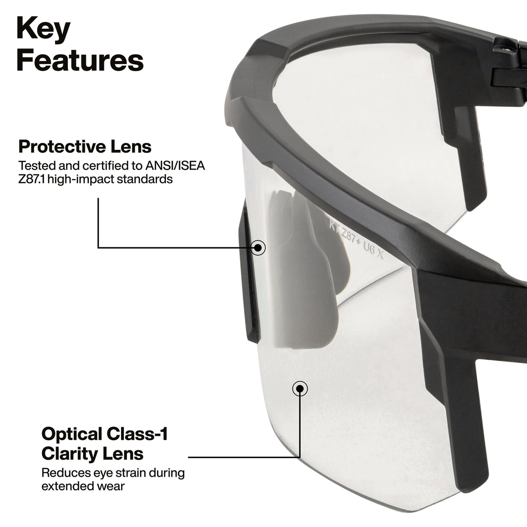 Klein Tools 03000 Blade Safety Glasses, Clear Lens
