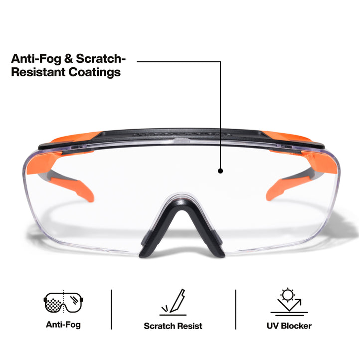 Klein Tools 03006 Over-The-Glasses Safety Glasses, Clear Lens