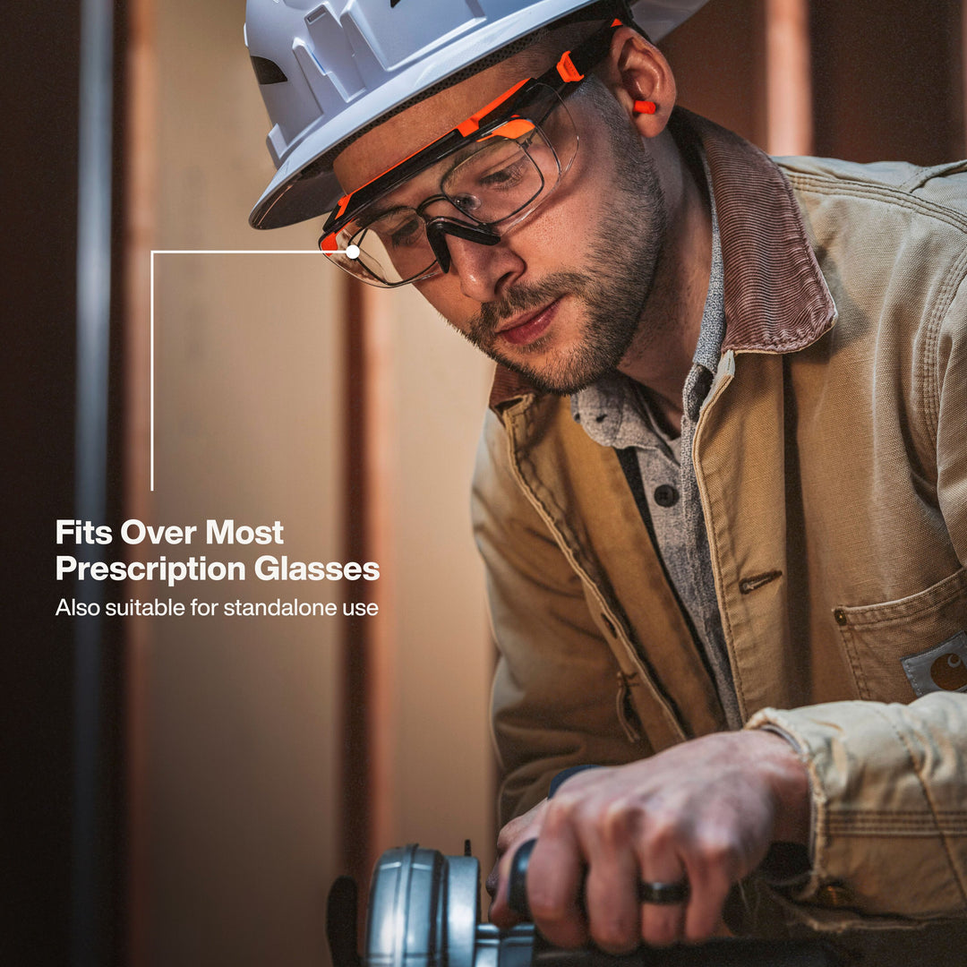 Klein Tools 03006 Over-The-Glasses Safety Glasses, Clear Lens