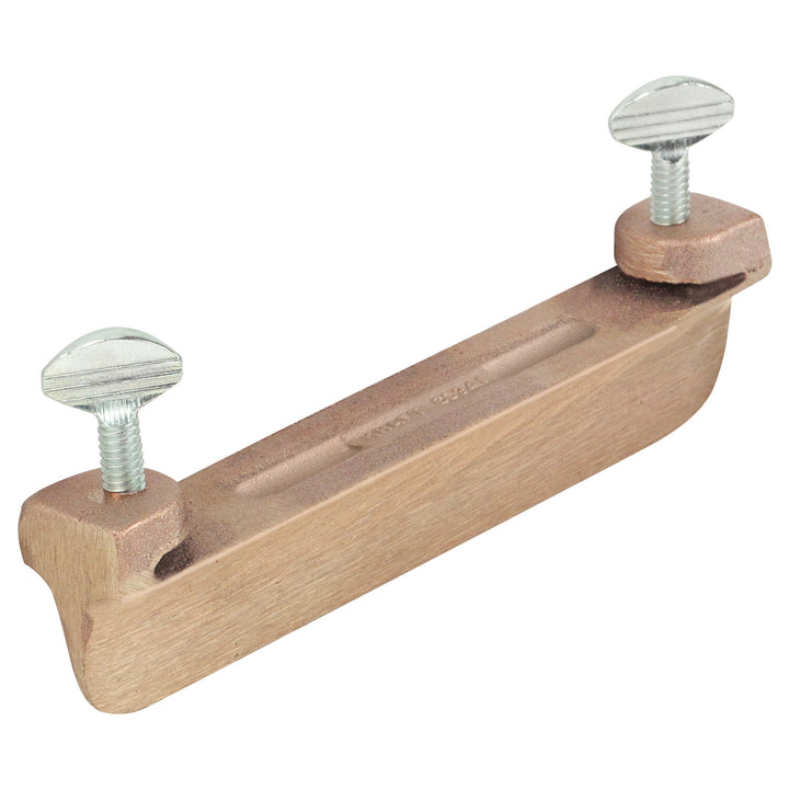 Kraft Tool CC602-01 5" x 12" 1/2"R, 3/4"D Stainless Steel Edger with Adjustable Groover with All-Angle Bracket