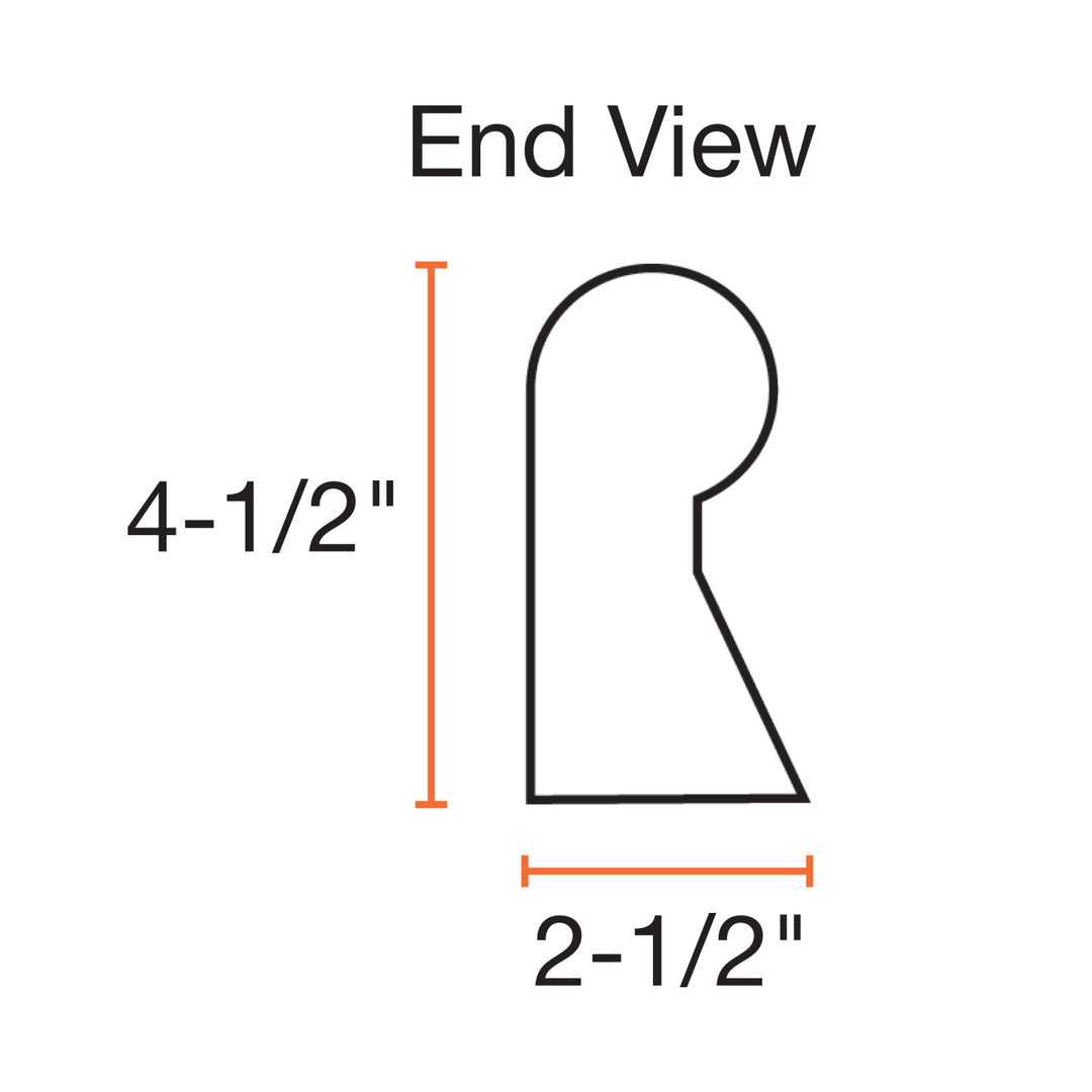Kraft Tool CC724-01 20' Magnesium Keyhole Paver's Straightedge