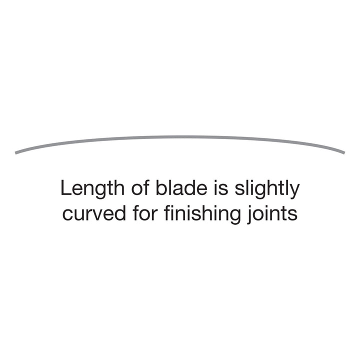 Kraft Tool DWE545L 16" x 5" Elite Series Five Star Golden Stainless Steel Drywall Trowel with Leather Handle