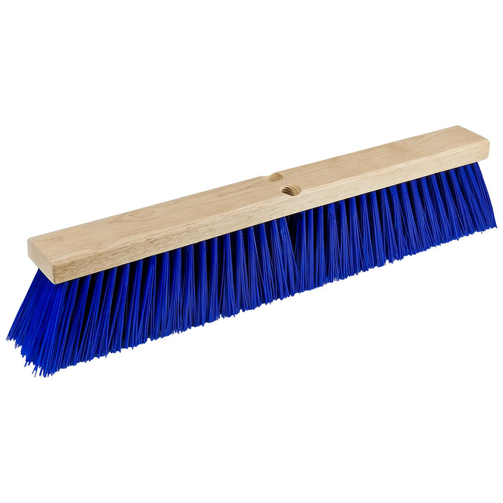 Kraft Tool GG238-01 24" Blue Poly Floor Broom with Bracket