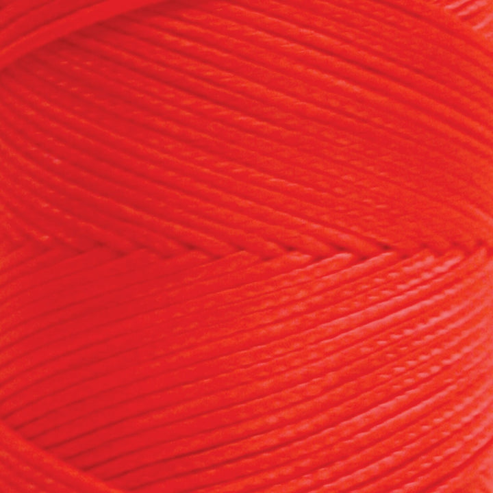Kraft Tool BC346D Fluorescent Orange Braided Nylon Mason's Line - 500' EZ-Winder Display (Qty 24)