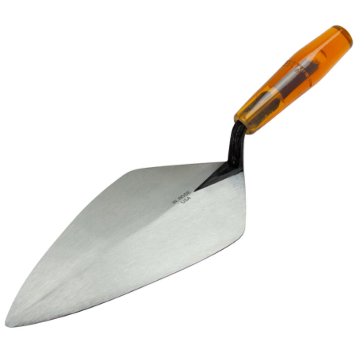 W.Rose RO1412-10 1/2L 12" Limber Wide London Trowel with Plastic Handle