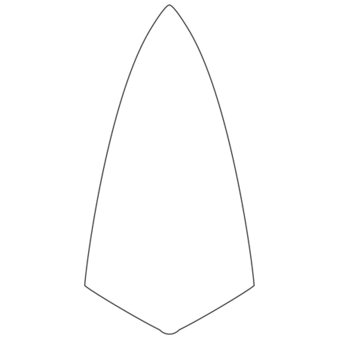 W.Rose RO1410-11-PK2 11" Philadelphia Brick Trowel with Plastic Handle