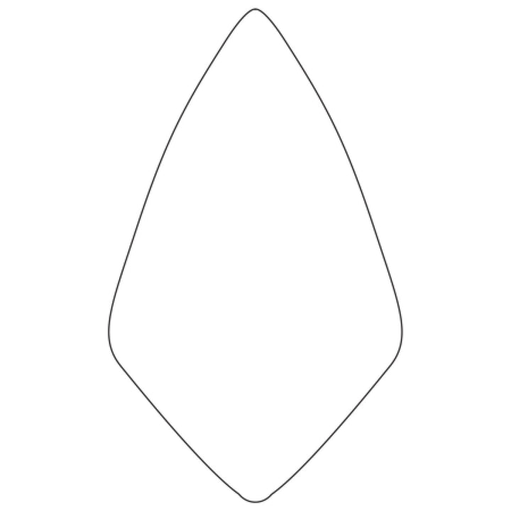 W.Rose RO1412-11 1/2L 11-1/2" Limber Wide London Trowel with Plastic Handle