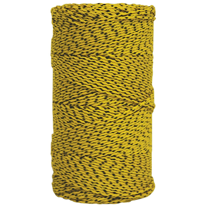 W. Rose RO685 Super Tough Bonded Braided Yellow & Black Nylon Mason's Line - 685'