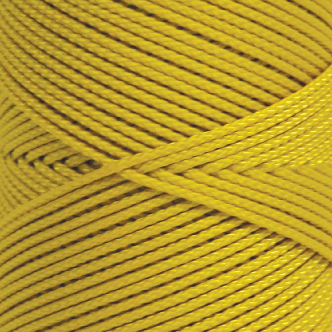 Kraft Tool BC332W Yellow Braided Nylon Mason's Line - 250' Utility Winder