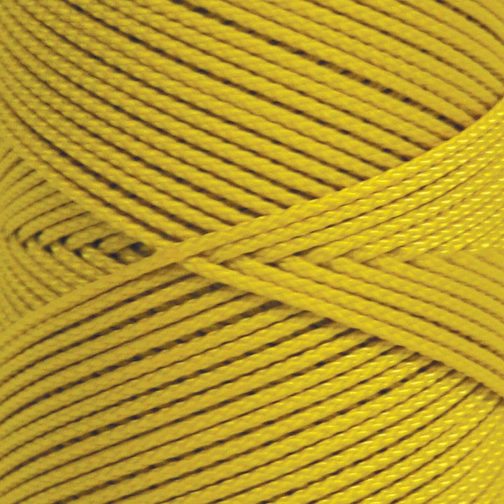 Kraft Tool BC329W Yellow Braided Nylon Mason's Line - 100' Utility Winder