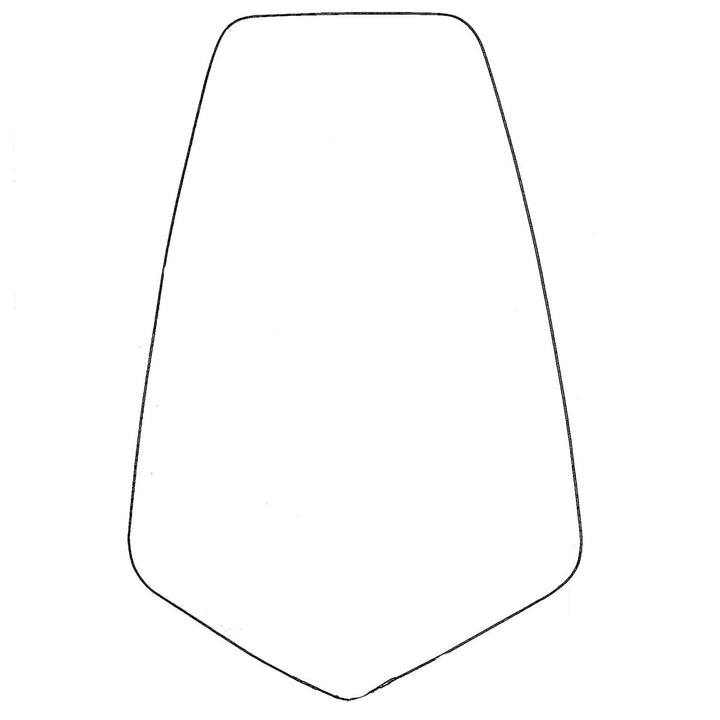 W. Rose RO6302 7-1/2” Mud Trowel with 6" Wood Handle