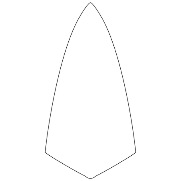 W.Rose RO1410-10 1/2-PK2 10-1/2" Philadelphia Brick Trowel with Plastic Handle