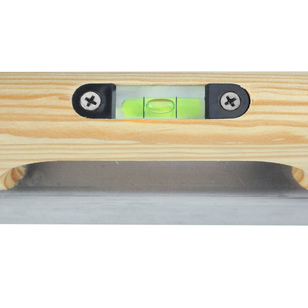 Kraft Tool CC428L 8' x 1-3/8" x 2" Buckaroo Straightedge with Level Vial Handle