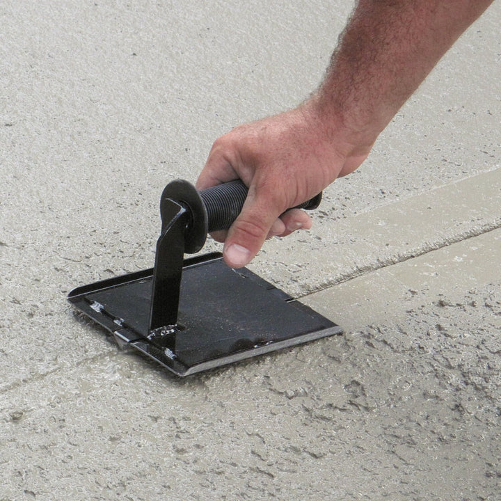 Kraft Tool CF1716 6" x 6" 1/4"R 1"D All Steel Hand Groover with Bike Grip Handle