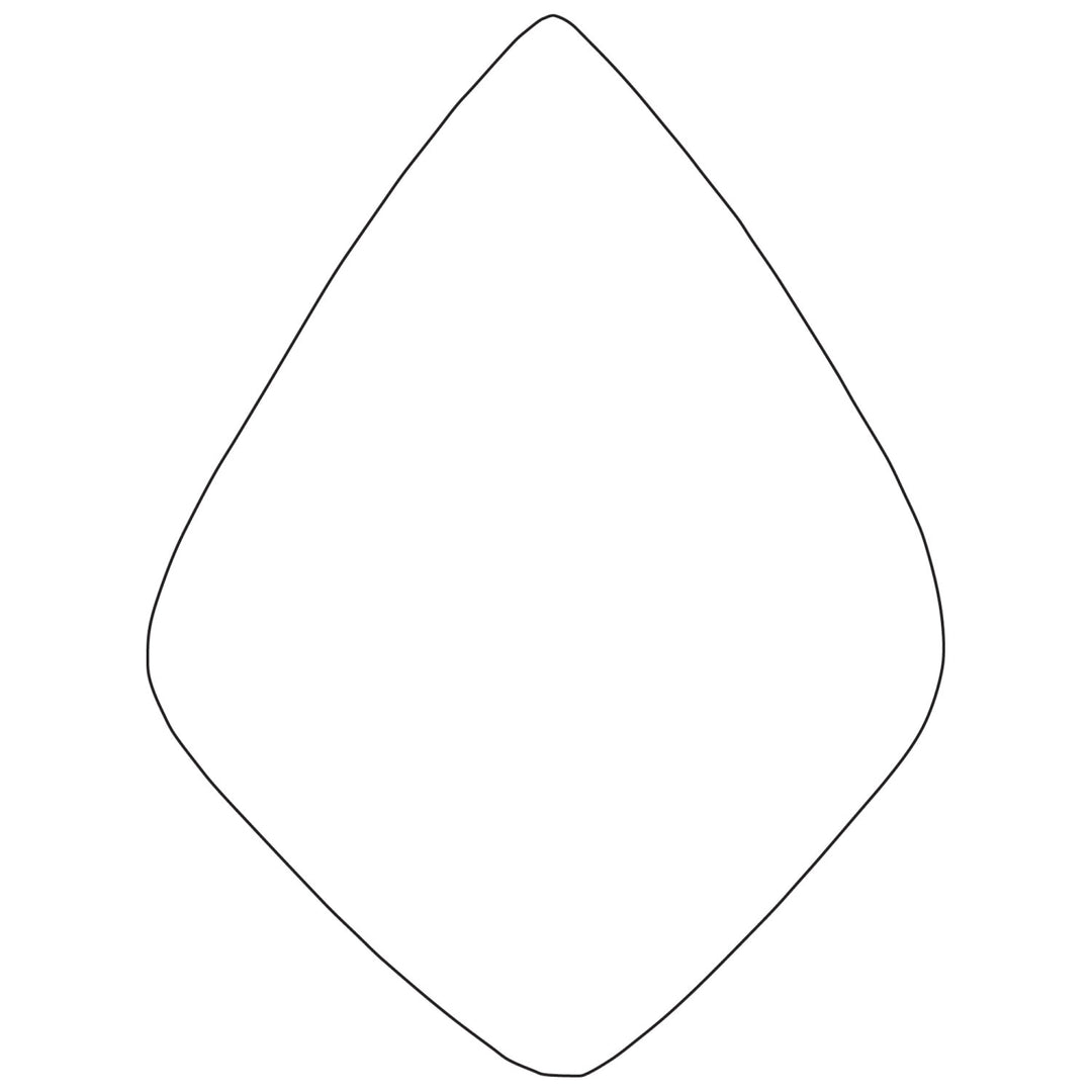 W.Rose RO427-9 1/2 9-1/2” Sewer Trowel with 5" Wood Handle