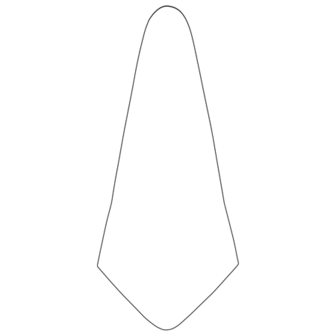 W.Rose RO118-9 1/2 9-1/2" Gauging Trowel with 5" Wood Handle