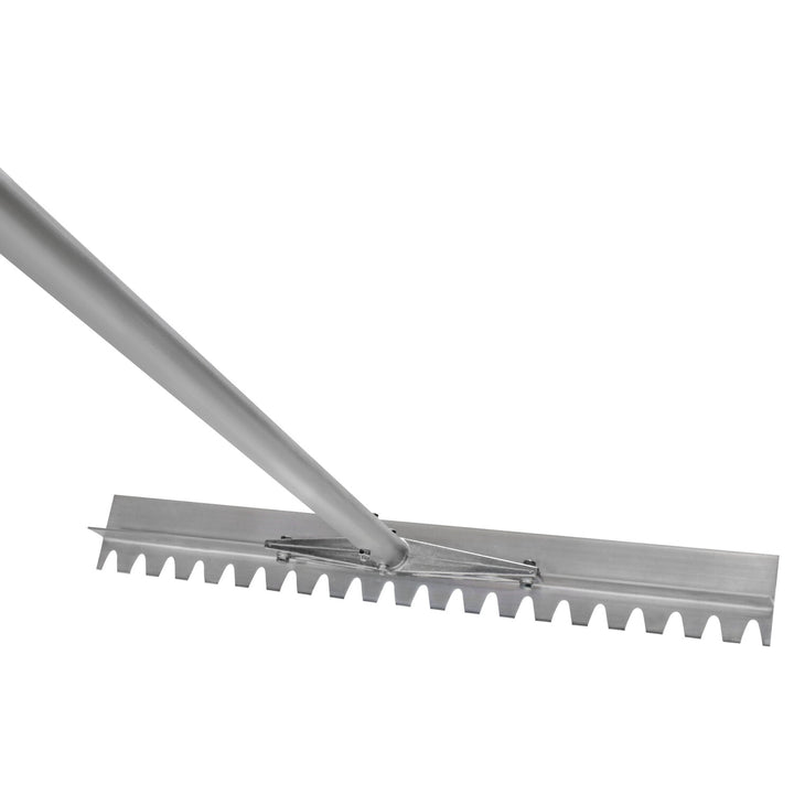 Kraft Tool GG836F 36" Flat Teeth Magnesium Asphalt Lute with 7' Handle