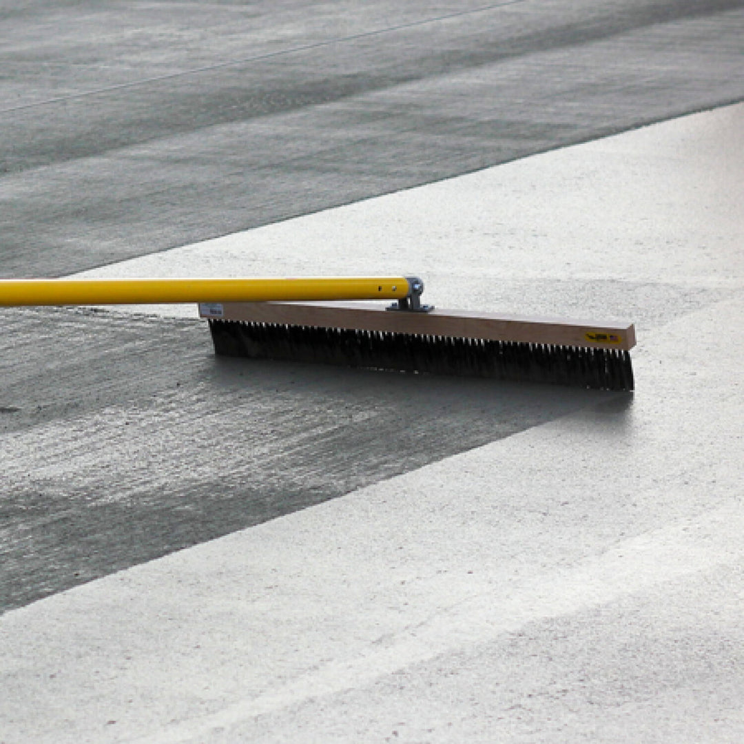 Gator Tools GF11627 36" Medium Soft .010" Poly Broom with Single Tilt Bracket