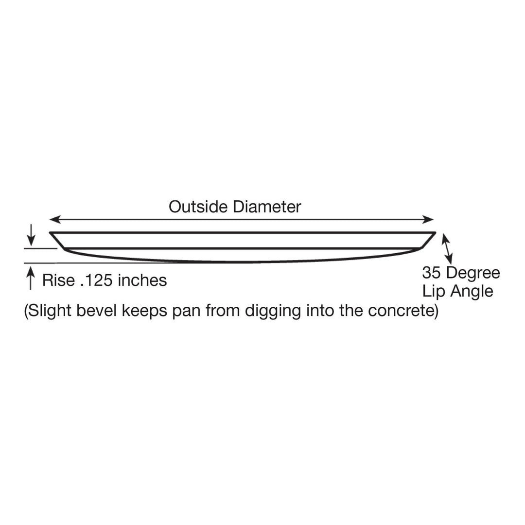 Kraft Tool SK407 45-3/4" Diameter ProForm Float Pan (5 Blade)