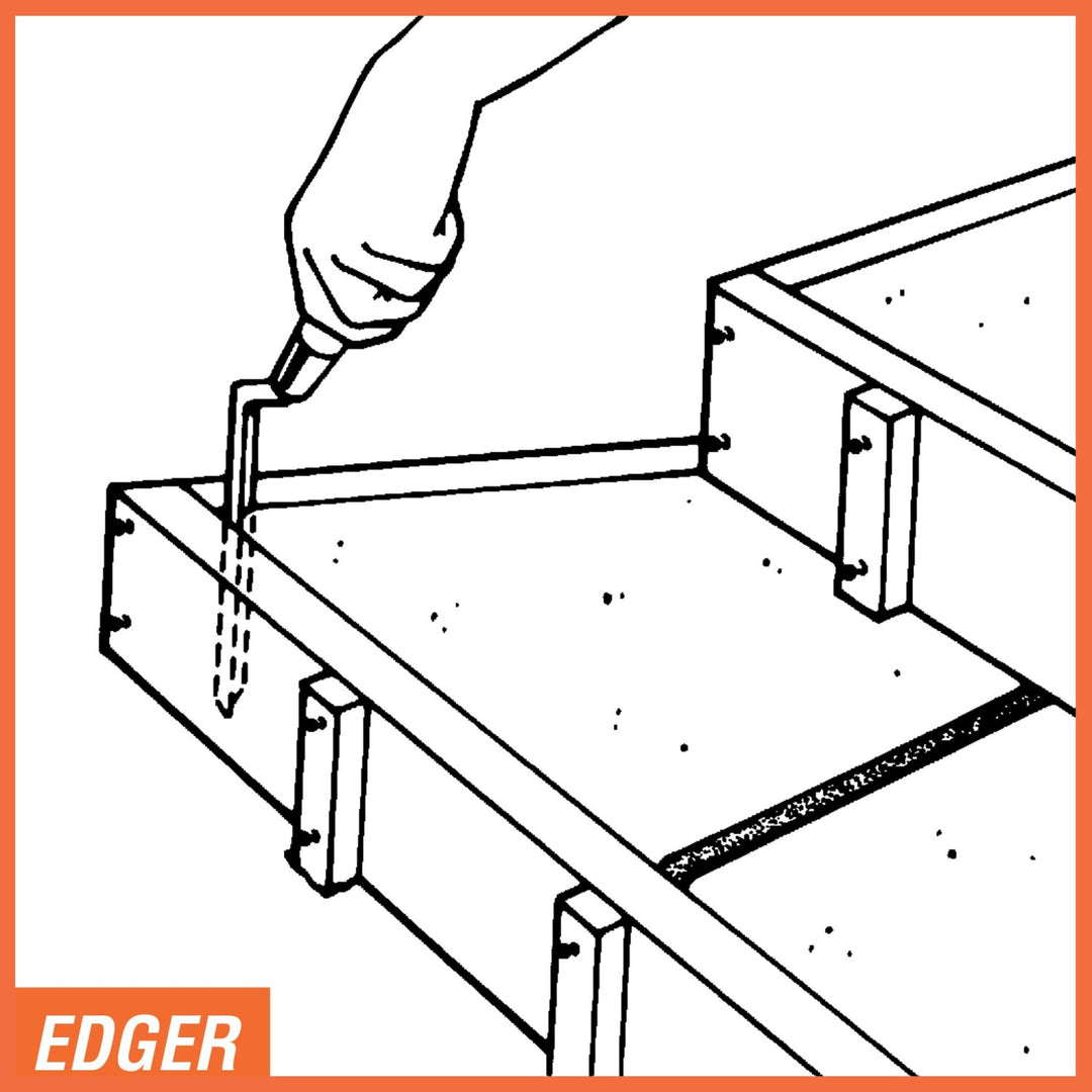 Kraft Tool CF001 Step-Saver Vertical Edger 10" L x 3/8" R
