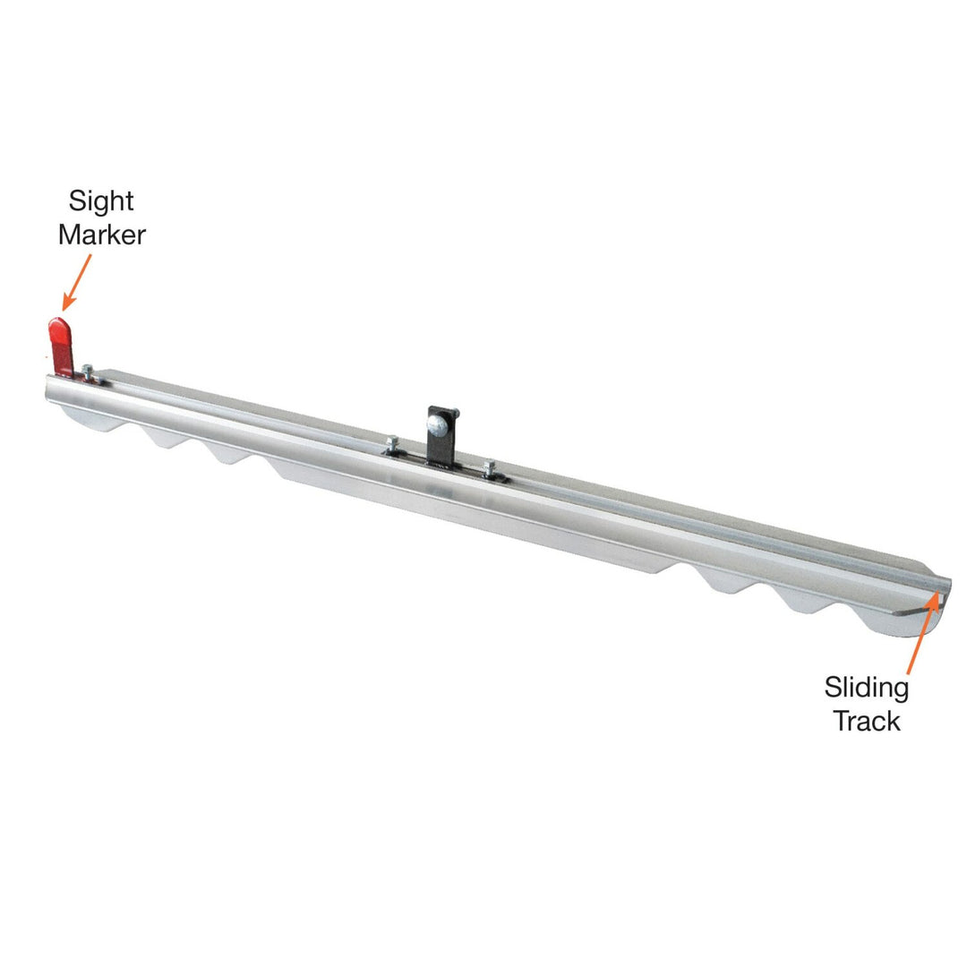 Kraft Tool CC003WS-150 36" x 4" Straight Arrow Serrated Groover with 1-1/2" Deep Bit