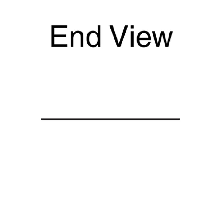 W.Rose RO5211-7/8x1 7/8" x 1" Flat Slicker Jointer