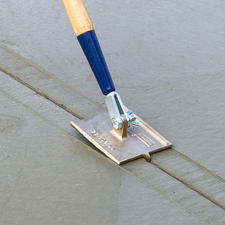 Kraft Tool CC314-01 6" x 4-1/2" 1/4"R, 1"D Bronze Walking Groover