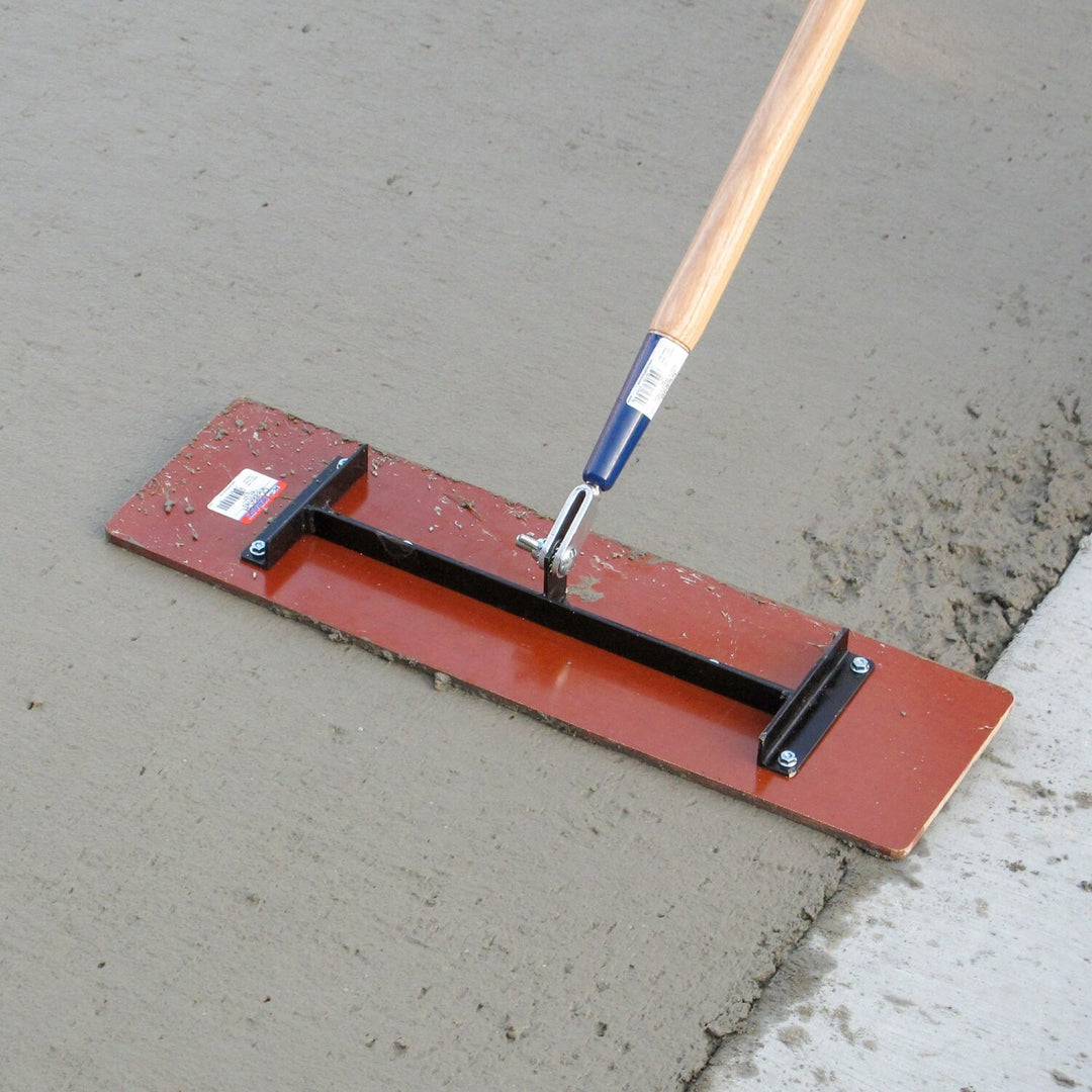 Kraft Tool CC983CR 36" x 7" Laminated Canvas-Resin Bull Float with "H" Bracket