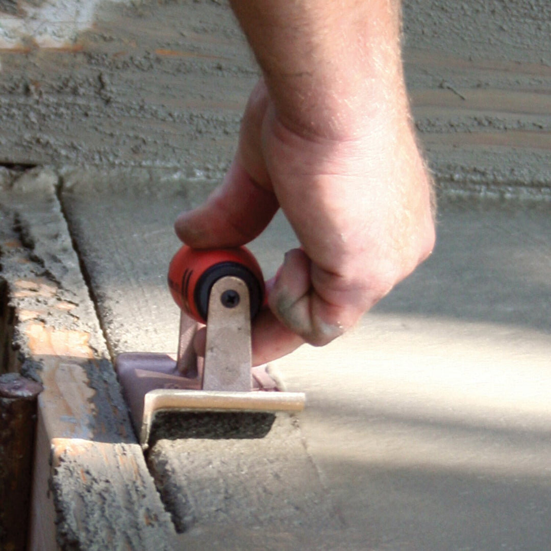 Kraft Tool CF313PF 6" x 4" 1/4"R Bronze Edger with ProForm Handle