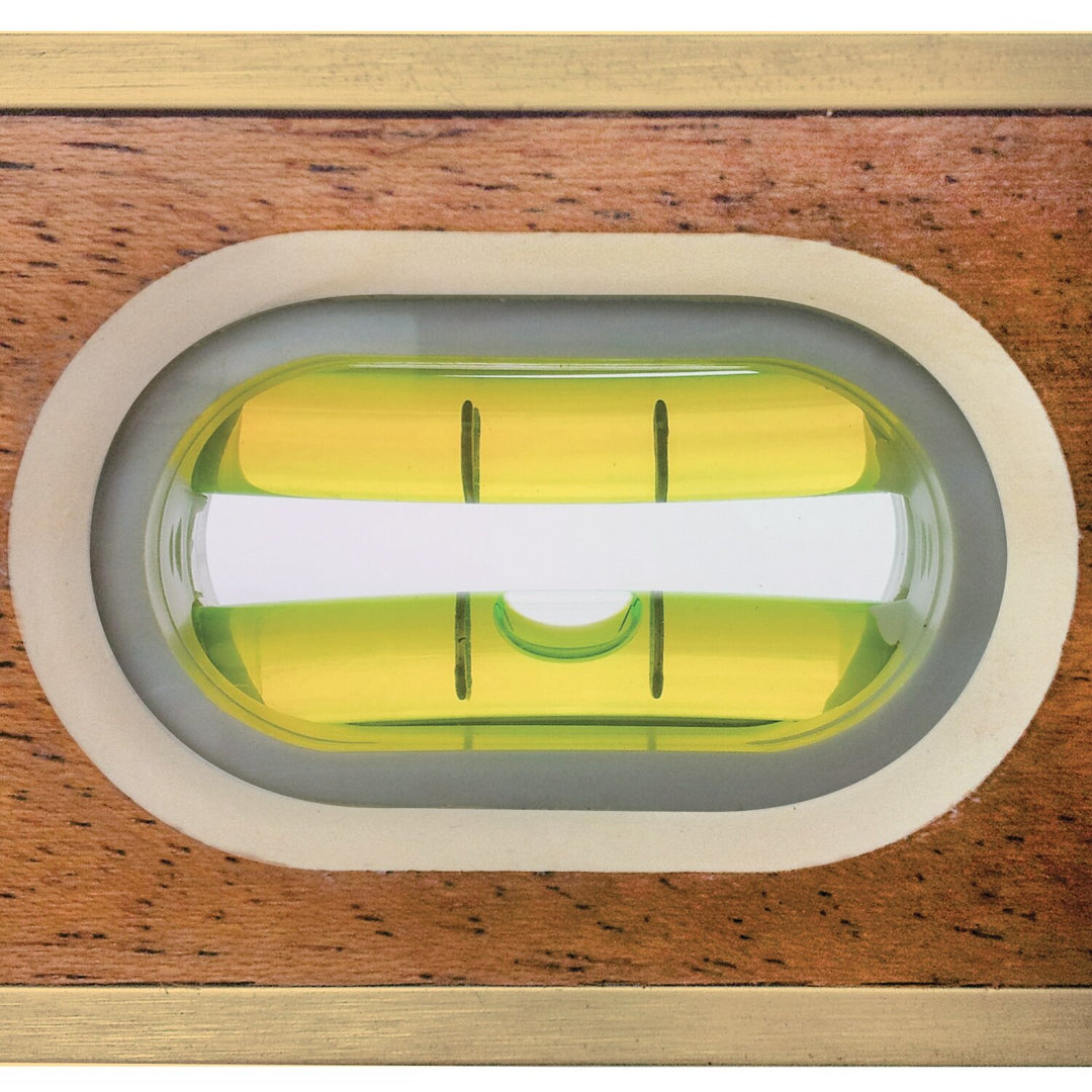 Sands Level & Tool SL12AB24 24” Professional Brass Bound Mahogany Level (6 Vials)