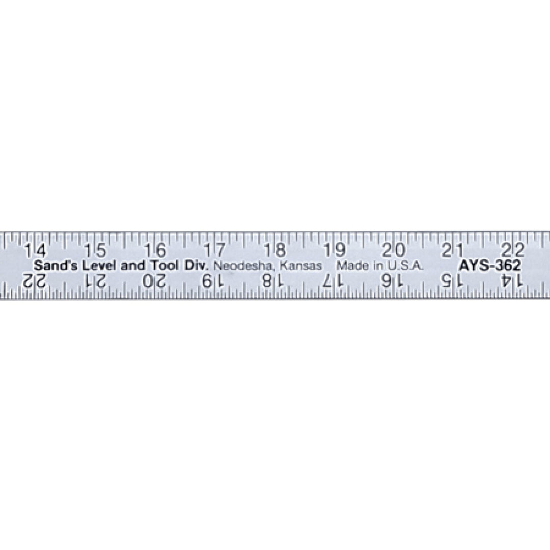 Sands Level & Tool SLAYS362 36" x 1-1/8" Yard Stick (2 Sided)