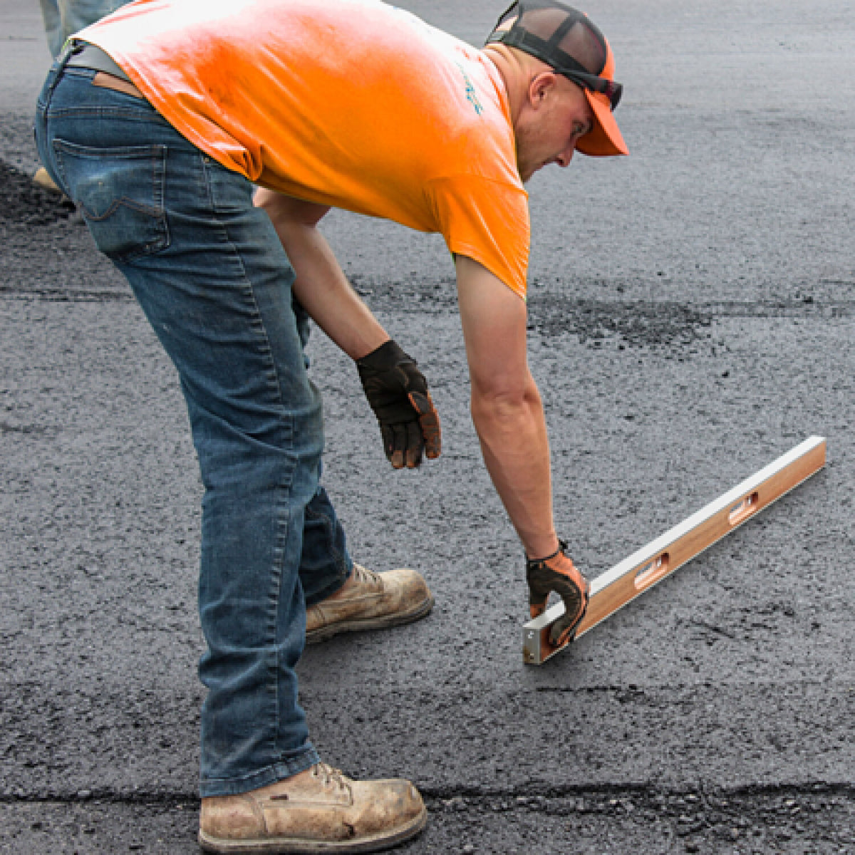 Sands Level & Tool SLAL48 48” Professional Asphalt Mahogany I-Beam Lev ...