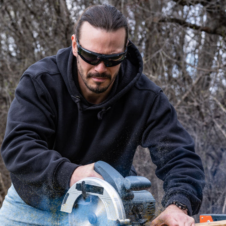 Klein Tools 3609 Low-Profile Gasket Safety Glasses, Gray Lens