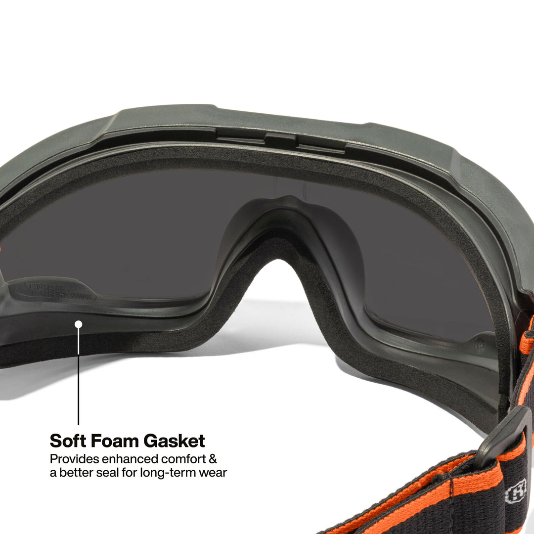 Klein Tools 03611 Compact Safety Goggles, Shaded Gray Lens