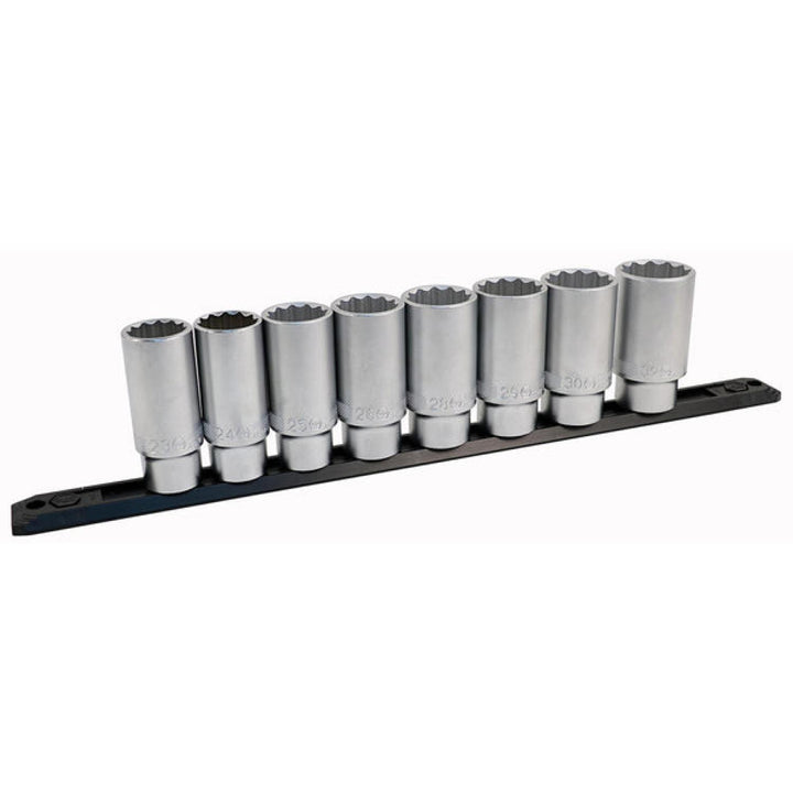 Wiha Tools 33893 25 Piece 1/2 Inch Drive Deep Socket Set - Metric