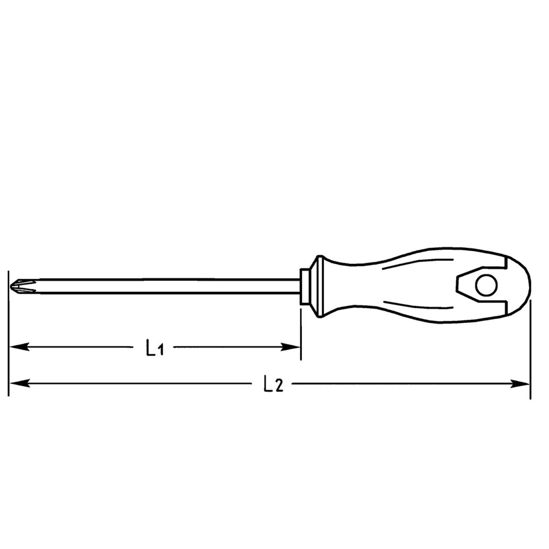 Heyco 04515000880 TORX® Screwdriver with 2K Handle, T8