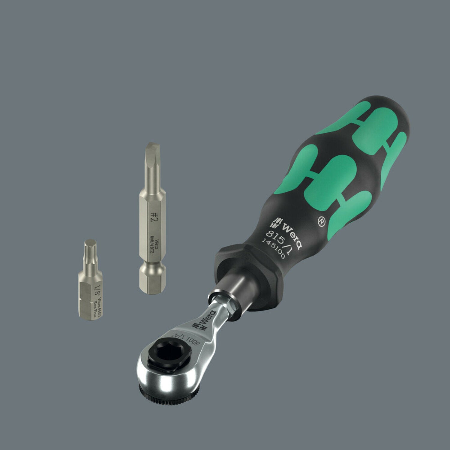 Wera Tool-Check Modular Imperial 1 - Jeu D'outils 21 Pièces Ultracompact Avec Cliquet 1/4" - Pour Vissage Manuel Et Mécanique