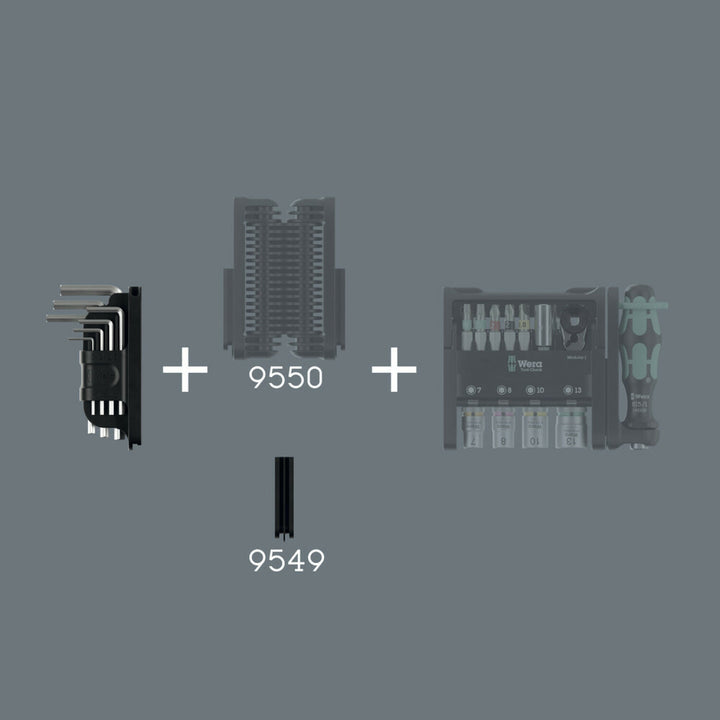 Wera Tool-Check Modular L-keys Hex-Plus 1, 7 Pc.