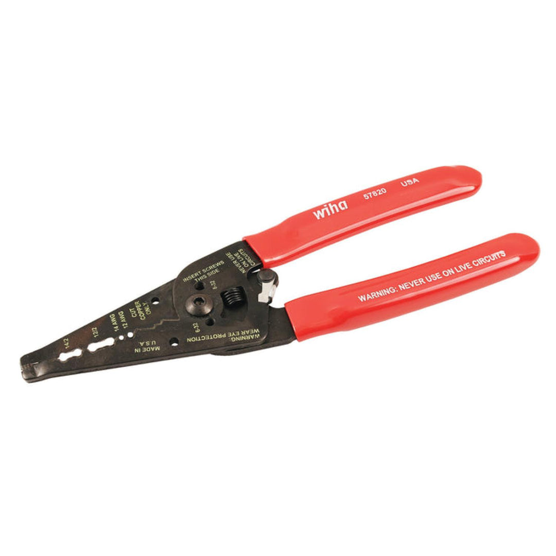 Wiha Tools 57820 Wire Strippers Dual NM-B Cable - 7.75"