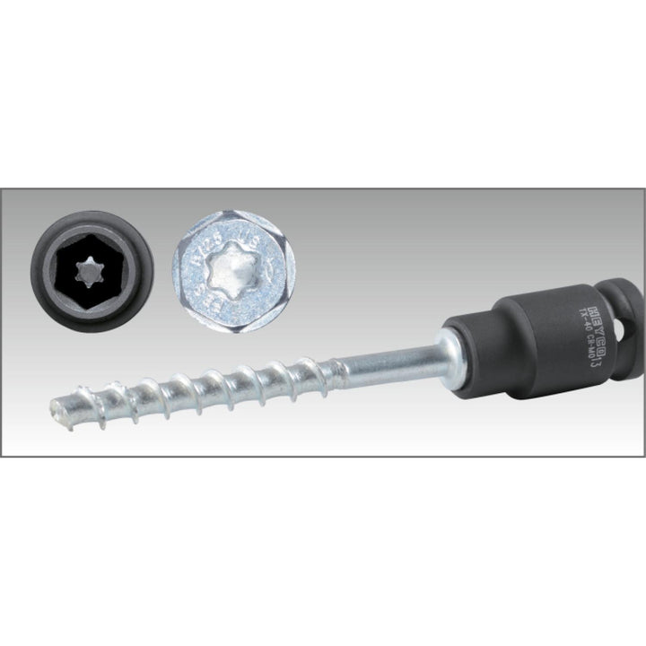 Heyco 06300374036 IMPACT-Socket, Multipower, Length-50mm Drive size 1/2 Inch