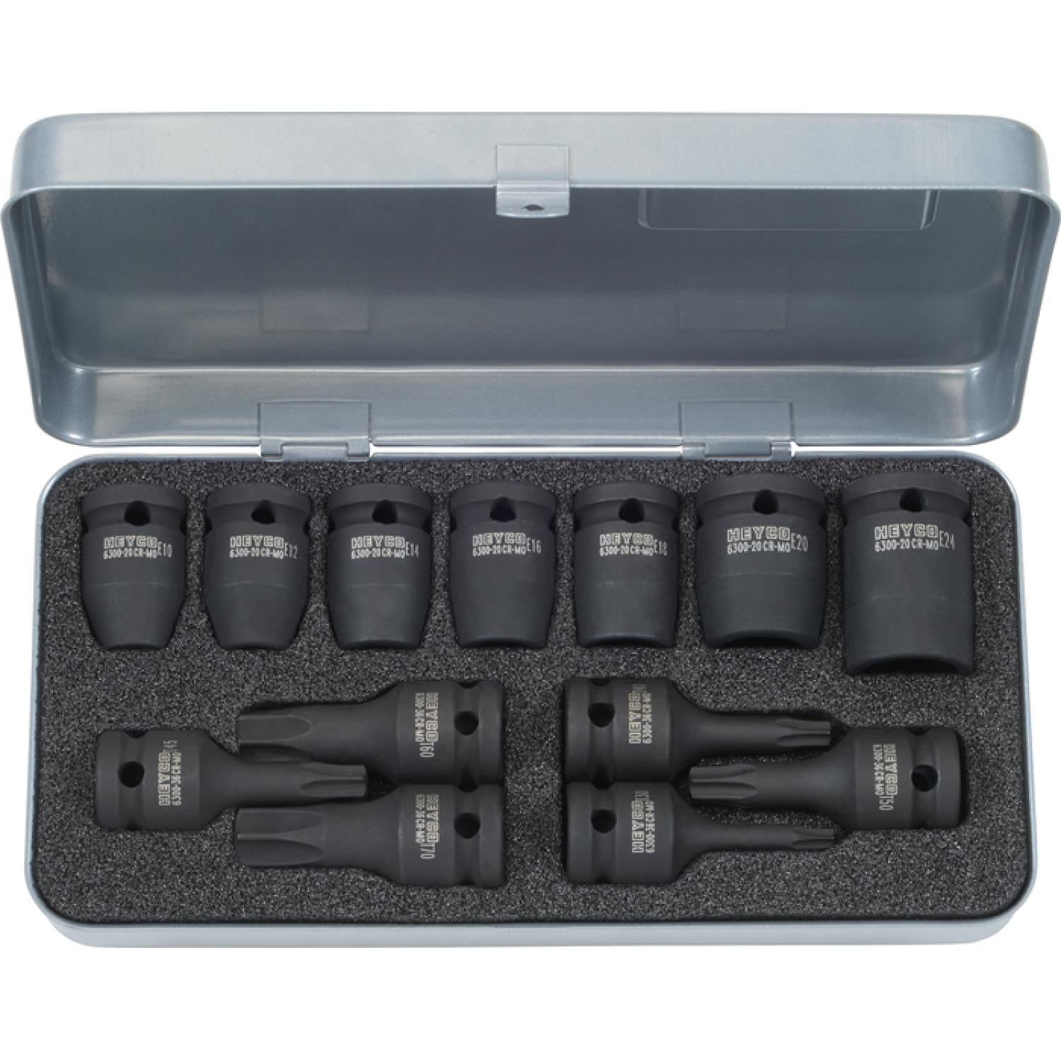 Heyco 06300500036 IMPACT Combined socket- and screwdriver socket sets ...