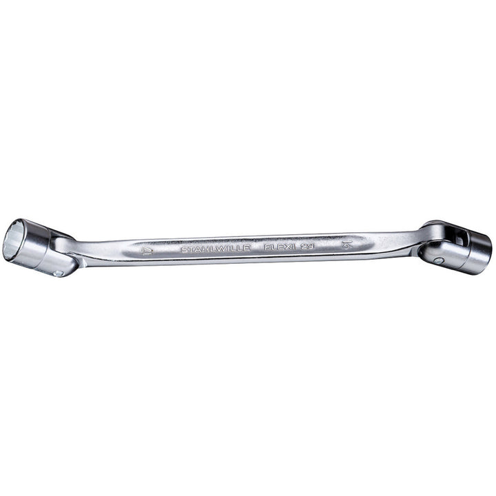 Stahlwille 43011213 29 Double ended flexi-joint Spanner, 12 x 13 mm