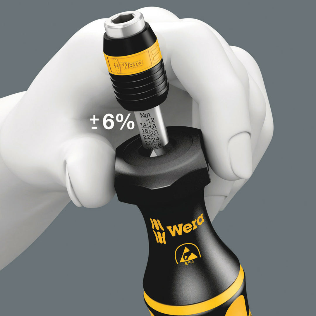 Wera Series 7400 Kraftform ESD adjustable torque