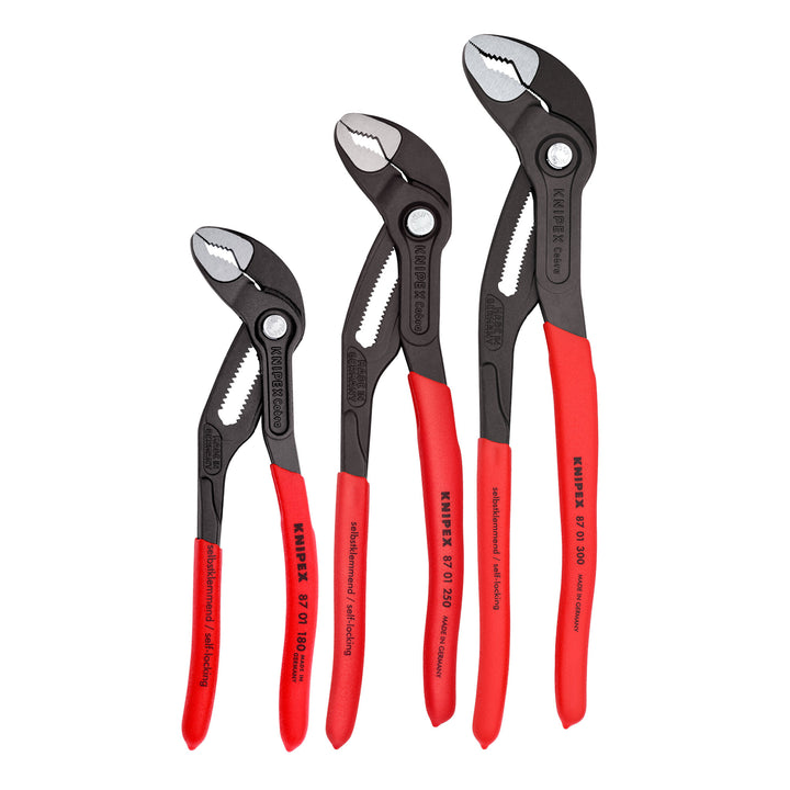 Knipex 00 20 06 US1 3 Pc Cobra® Pliers Set