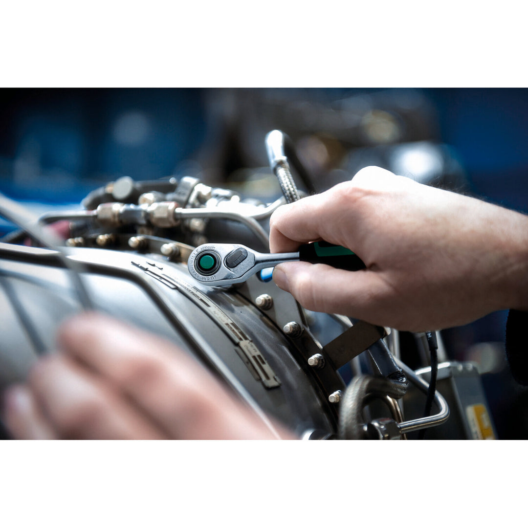 Stahlwille 11111020 415QR N QuickRelease ratchet, fine tooth, 1/4" Drive