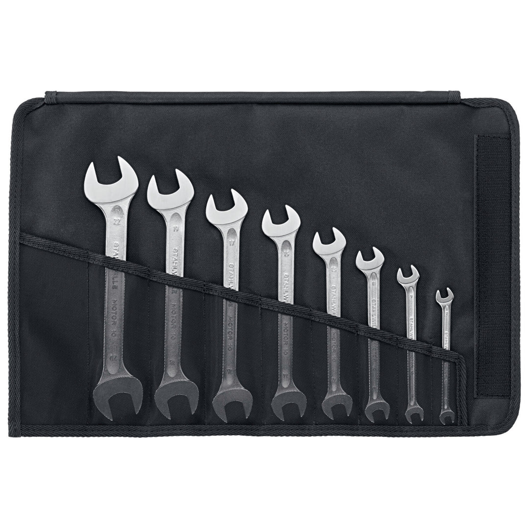 Stahlwille 96400305 10/8 Double Open Ended Wrench Set - Metric, 8 pcs