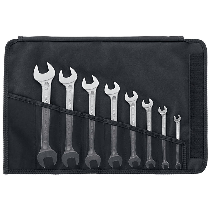 Stahlwille 96400305 10/8 Double Open Ended Wrench Set - Metric, 8 pcs