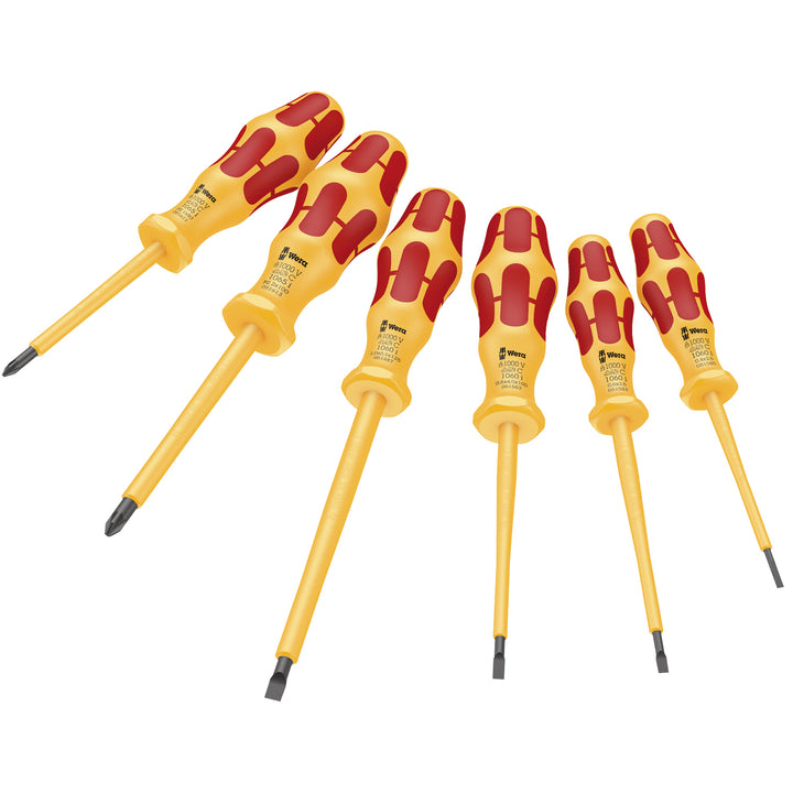 Wera 1060 i/1065 i/6 Kraftform VDE screwdriver set, 6 pieces