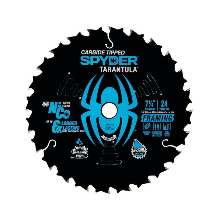 Spyder 13001 7-1/4in 24T Framing Blade