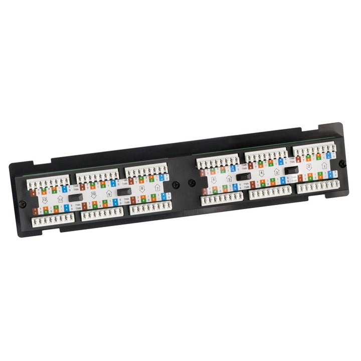 Platinum Tools 650-12C5 Patch Panel 12 Port 5e NS 110
